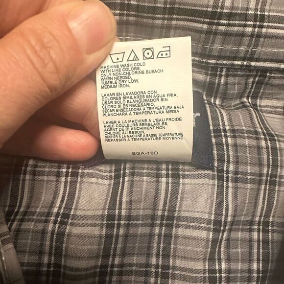 Wrangler pearl snap western shirt 4x button up plaid - Picture 6 of 8